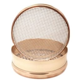 Full Height Brass-Stainless Sieves 12